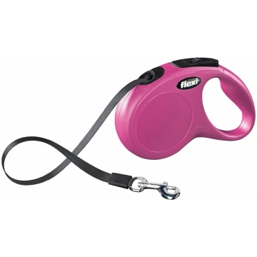 Flexi New CLASSIC 5 m Pink Dog Retractable lead