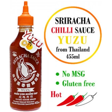 FLYING GOOSE Sriracha Chilli Yuzu 455ml. Mērce
