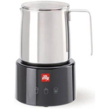 Illy 23760 Milk Frother/Warmer Black Stainless Ste
