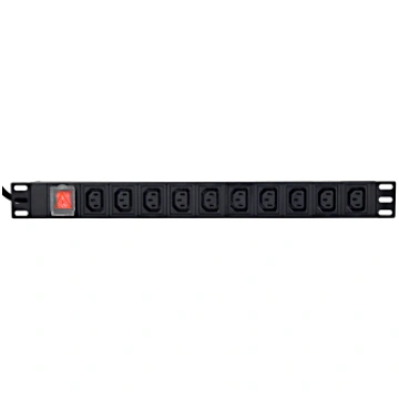 Pagarinātājs Gembird PDU 16A 3500W 10 pcs C13 sock