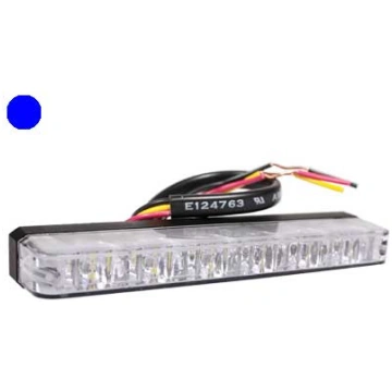 AXIXTECH LED horizontal signal lighthead, blue 129