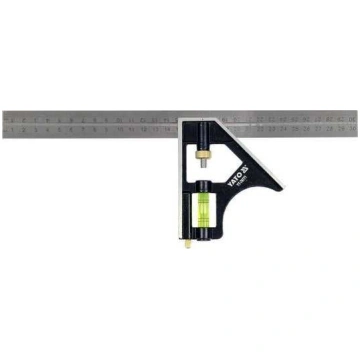 Leņķmērs daudzfunkcionāls Leņķis 90° 300 mm YATO Y