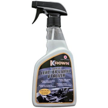Tīrītājs ādai, vinilam un plastmasai KROWN 500 ml