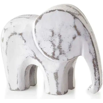 MIA NATURAL Figūra zilonis L 14.5x4.5xh12cm .Monde