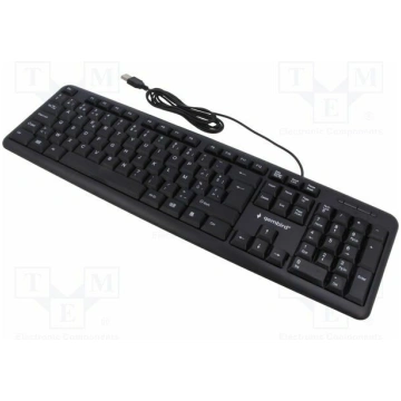 Keyboard; black; USB A; BE layout,wired; 1.5m | KB