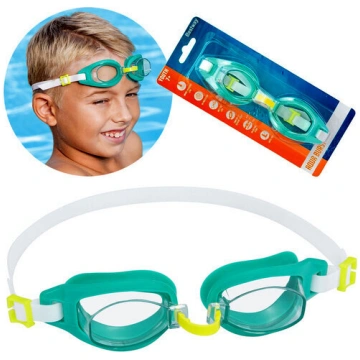 Bērnu peldēšanas brilles Bestway Aqua Burst, zaļas