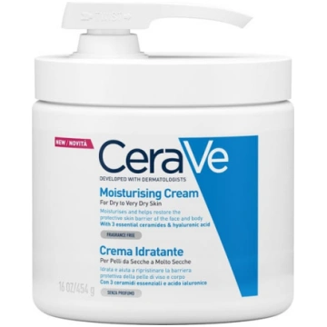 Sejas krēms Cerave Moisturising, 454 ml