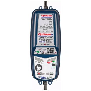 Optimate 5 6V/12V Tecmate akumulatoru lādētājs - T