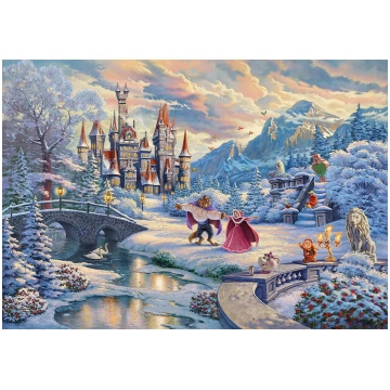 Puzzle Kinkade Disney - Beauty and the Beast, Magi