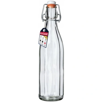 Stikla pudele ar korķi, 500ml