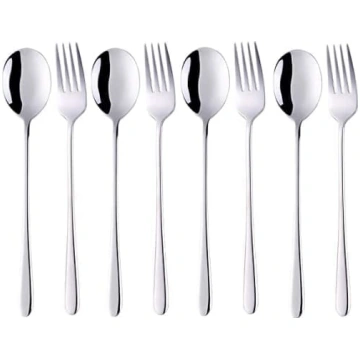Pircēja zvaigžņu komplekts, 4 karotes, dakšiņas, 8