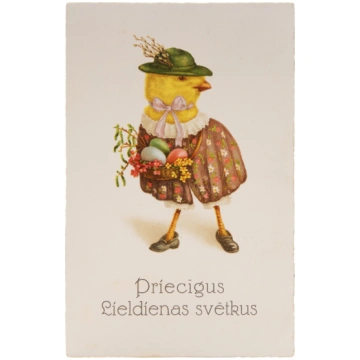 Atklātne "Priecīgus Lieldienas svētkus!" Postcard