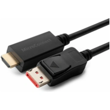 MicroConnect 4K Displayport to HDMI Cable 3m Suppo