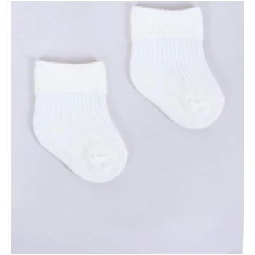 Yo Baby Zeķes ar atloku BALTAS 3-6 mēn. SKA-0009 S