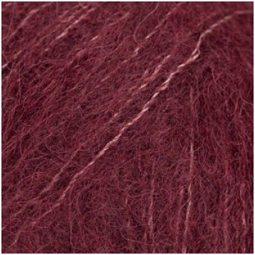 Drops BRUSHED ALPACA SILK uni Nr 44 - plūmju vīns
