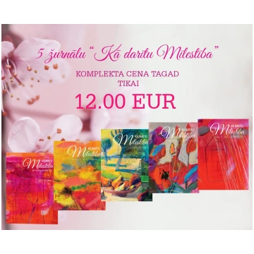 5 žurnālu "Kā darītu Mīlestība" komplekts (1.,2.,4