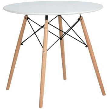 EGGREE Round Dining Table for 2 4 People Scandinav