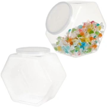OLYCRAFT 2 sešstūra konfekšu kastes no plastmasas,