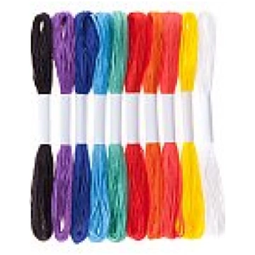 Izšūšanas diegu komplekts "Brights", 10 gab. x 8m
