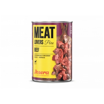 Konservi suņiem Josera Meat Lovers Pure Beef 400g 