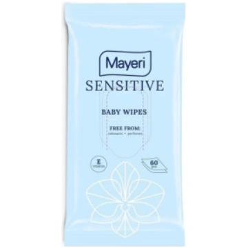 MAYERI Sensitive Mitrās salvetes bērniem 60gab