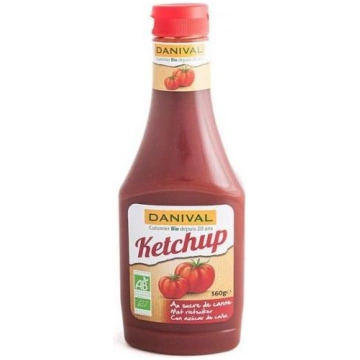 Organic Cane Sugar Ketchup 560 gr Danival
