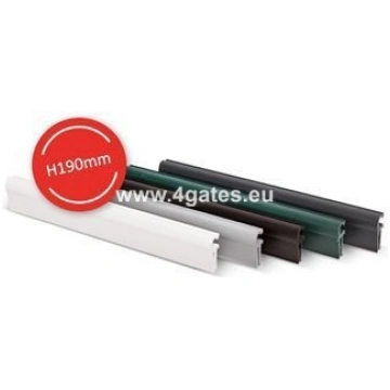 Klipši 190mm 10gb - Krāsa: RAL7016 Antracīta pelēk