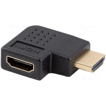 Adapter | HDMI socket,HDMI plug 270° left/right | 