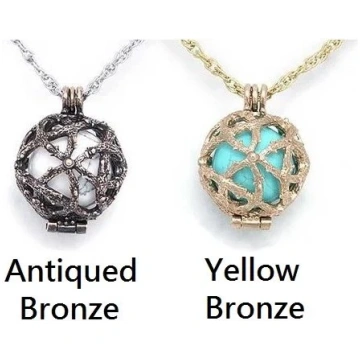Elemental Sphere Locket - Antiqued Bronze / Ferris
