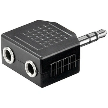 Goobay | Headphone AUX adapter; 3.5 mm jack 1-to-2