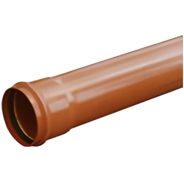 PVC caurule 110x3,4 T8; 2m Wavin