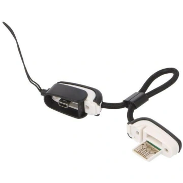 Cable; USB 2.0; USB A plug,USB B mini plug; black 