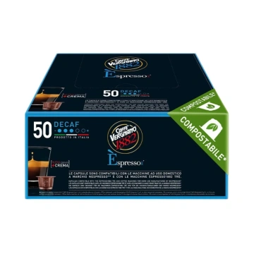50 Capsule Nespresso Vergnano Compostabili Miscela