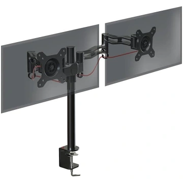 Duronic DM352 /BK Dual PC Monitor Arm Stand Desk M