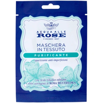 Acqua alle Rose Maschera in Tessuto Purificante 1 