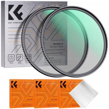 Filtru komplekts K&F Concept 2‑1: Black Diffusion 