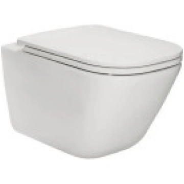 Roca The Gap Rimless Piekaramais WC pods ar Slow C