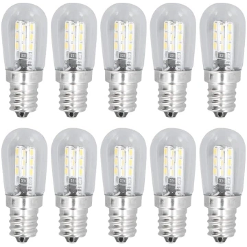 LED spuldzīte 10 gabali E12 mazās spuldzītes ar ac