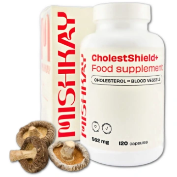 CholestShield+ komplekss holesterīnam, asinsvadiem