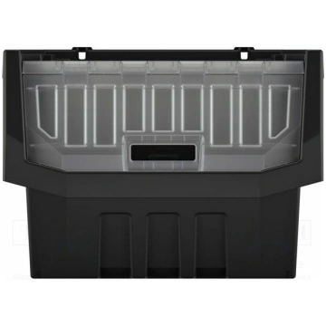 Container: cuvette; black; Cover colour: transpare