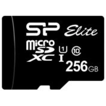 Silicon Power memory card Micro SDXC 256GB Class 1