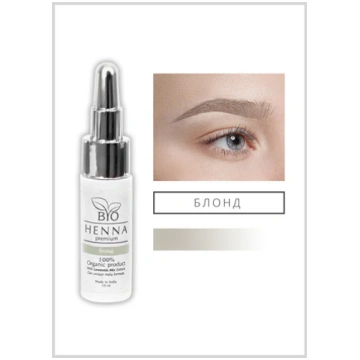 Bio Henna pulveris uzacīm, bio tetovējumiem, BLOND