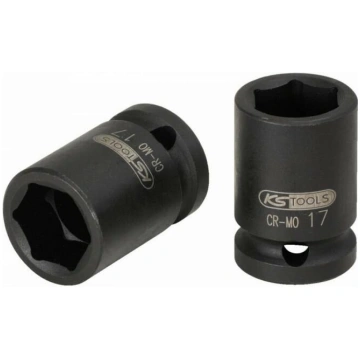 1/2" 6-kanšu triecienmuciņa, īsa 8mm, KSTOOLS, 515