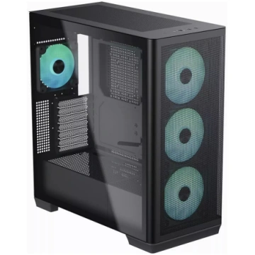 AEROCOOL APNX C1-BK-V1 ATX mid-tower korpuss ar rū
