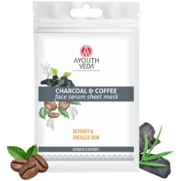 Ayouthveda Serum Face Mask CHARCOAL & COFFEE 20g