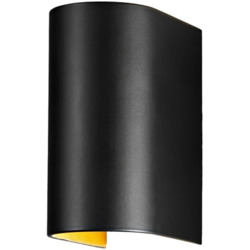 Egger DLS LED sienas gaisma Feeling, melns-zelts E