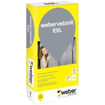 weber.vetonit ESL 25kg Vertikālo šuvju aizpildītāj