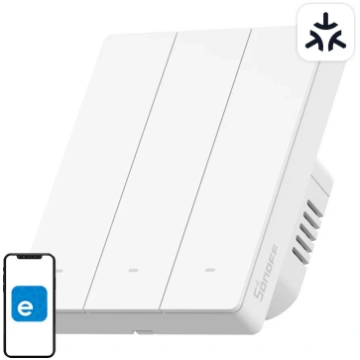 Sonoff Smart wall switch SONOFF M5-3C-80W Matter (