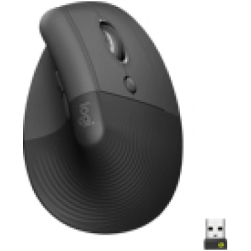 Pele Logitech Lift Vertical Ergonomic Optical Blac
