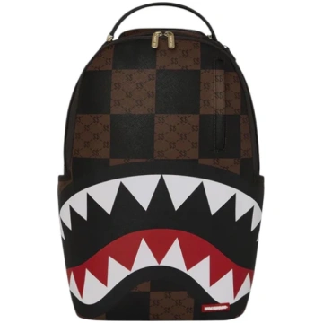 Sprayground Zaino Marrone Enlarged Check Paris